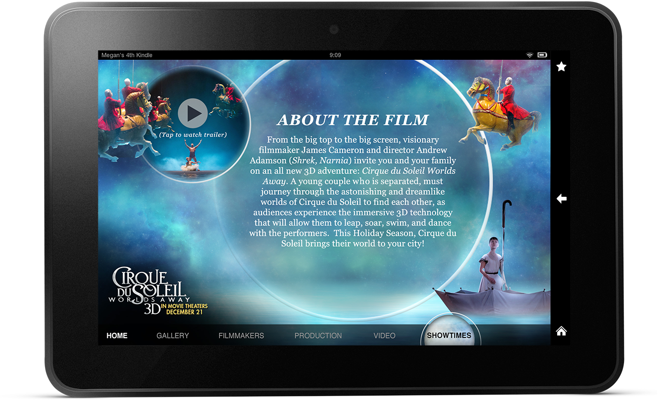Cirque Du Soleil Landscape Kindle Fire About Page