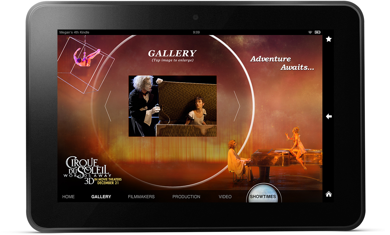 Cirque Du Soleil Landscape Kindle Fire Gallery Page
