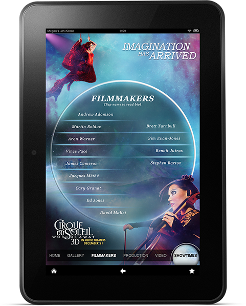 Cirque Du Soleil Portrait Kindle Fire Filmmakers Page