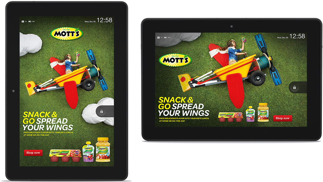 Mott's Applesauce - Kindle Fire Wakescreen